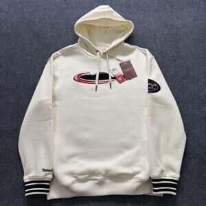 MIT Engineers Hoodie Sweatshirt Mens Medium White NCAA College Mitchell & Ness